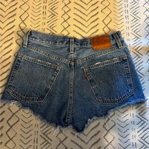 Levi's Women's Blue Denim Shorts